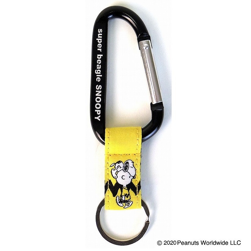 PEANUTS　カラビナリング スヌーピー チャーリー・ブラウン