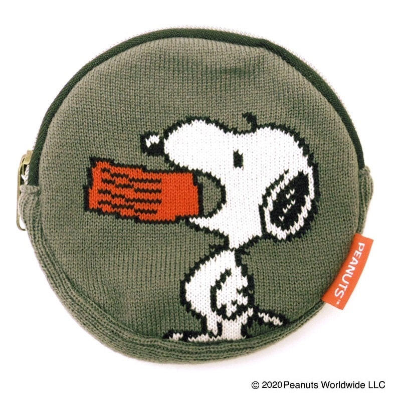 PEANUTS　スヌーピーニットパース ＧＹ ドッグボウル