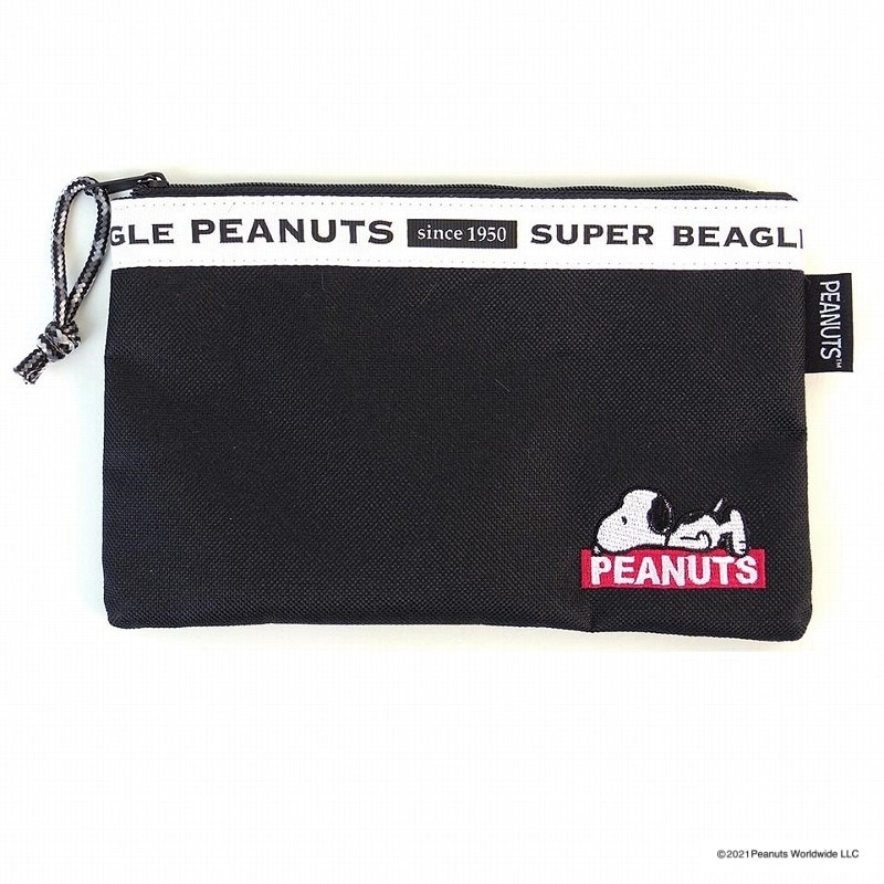 PEANUTS スヌーピー ネソベリ フラットポーチ