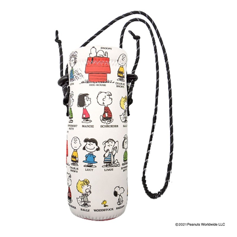 PEANUTS マイボトルショルダー スヌーピー 整列