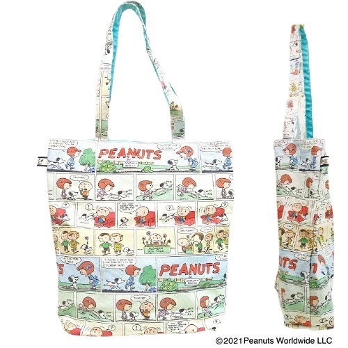 PEANUTS　スヌーピー ５０ｓ コミック スクエアトート