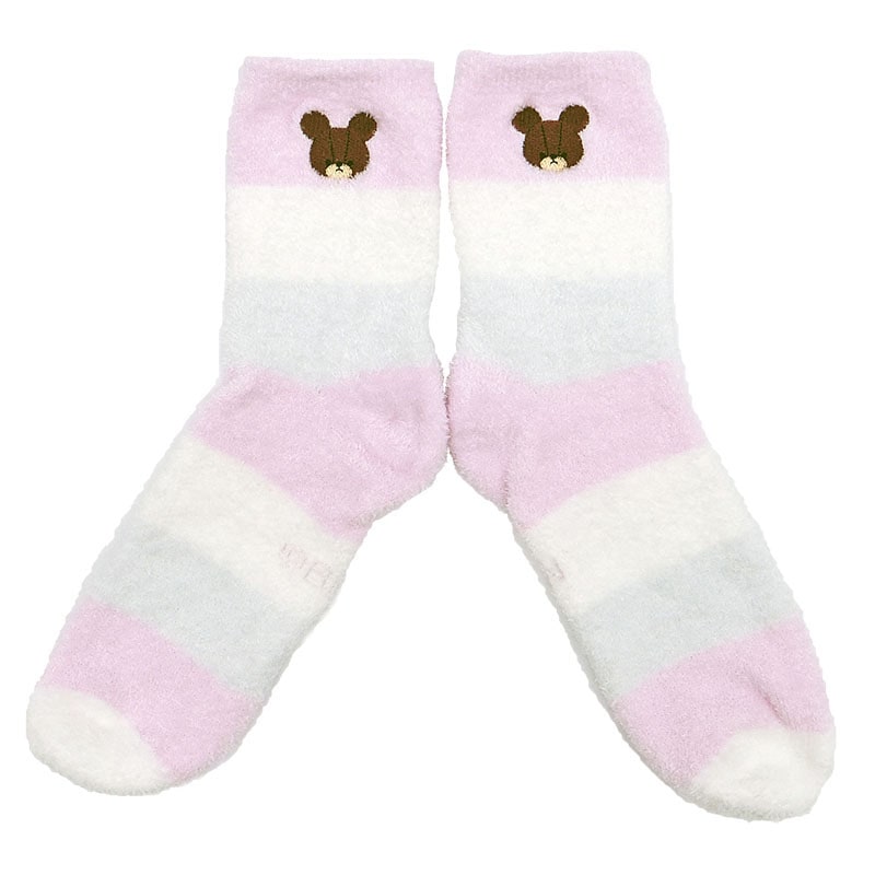 もこもこルームソックス くまのがっこう PK