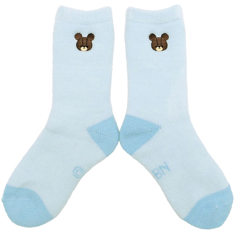 裏起毛ルームソックス くまのがっこう BL