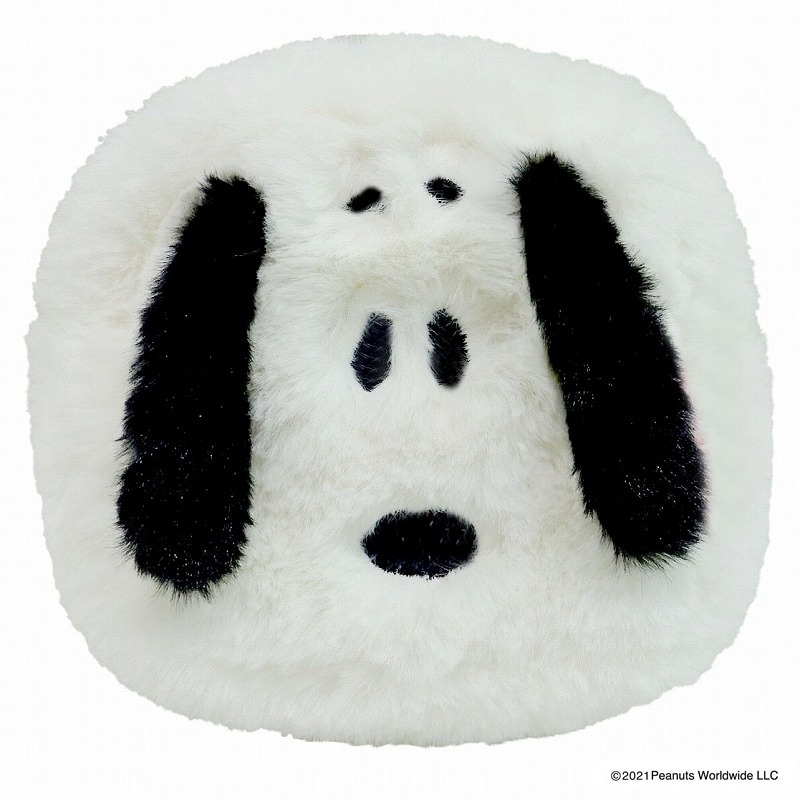 【新春セール20％OFF】PEANUTS スヌーピーレトロファー ミニポーチ BK【1月20日10時～2月20日16時まで】
