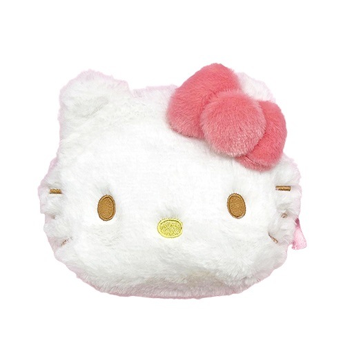 ハローキティ ふわふわフェイスポーチ バッグ ポーチ Nakajima Market ハローキティ ふわふわフェイスポーチ バッグ ポーチ Nakajima Market