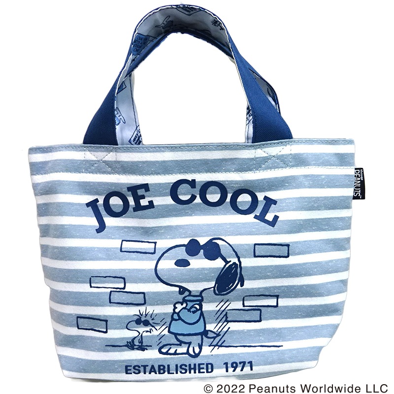 PEANUTS スヌーピー ボーダー ジョークール ミニトート