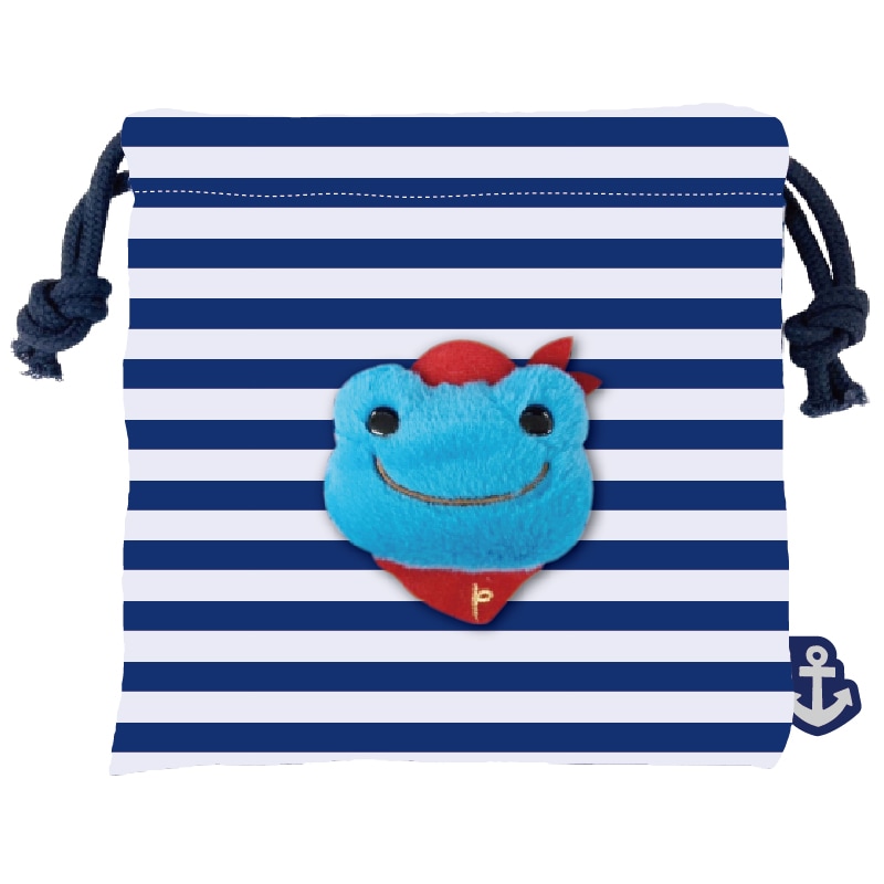 かえるのピクルス ピクルス　パイレーツ　そら　ボアフェイス巾着