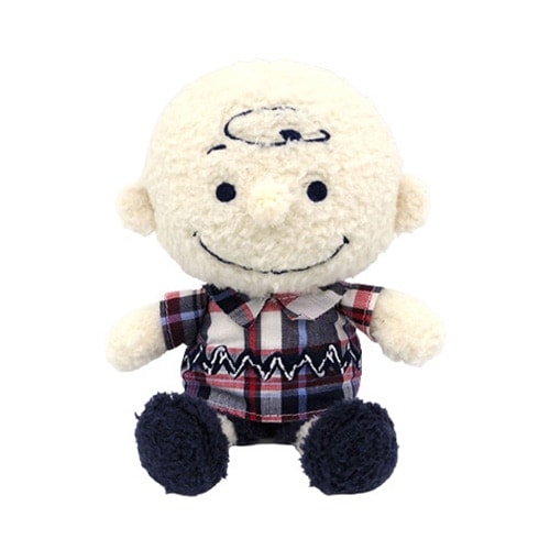 PEANUTS ブルーベリーチェック チャーリー・ブラウン Ｓ
