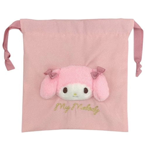 サンリオキャラクターズ ボアフェイス巾着 ＮＣ マイメロディ