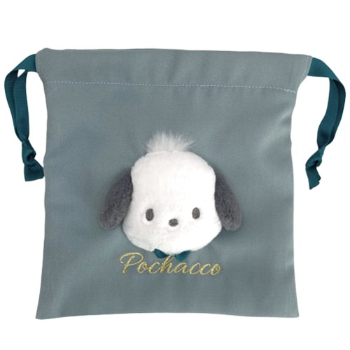 サンリオキャラクターズ ボアフェイス巾着 ＮＣ ポチャッコ