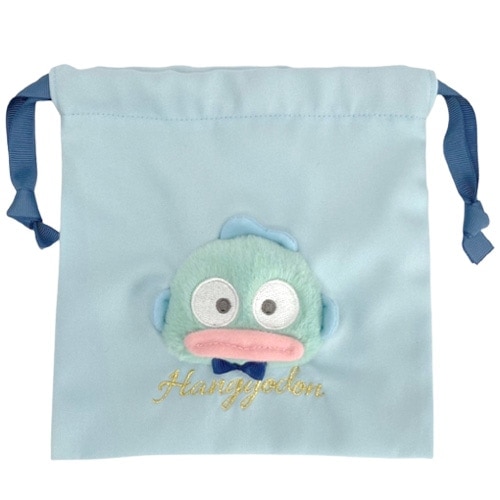 サンリオキャラクターズ ボアフェイス巾着 ＮＣ ハンギョドン