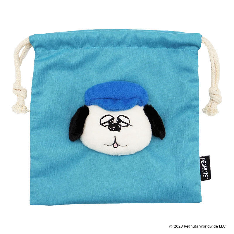 PEANUTS ボアフェイス巾着 オラフ