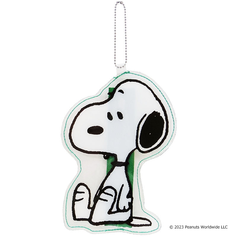 スヌーピー　ダイカットポーチ　座り