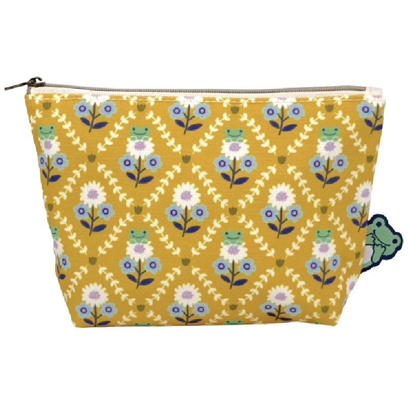 ピクルス　レトロフラワー　化粧ポーチ　ＹＥ