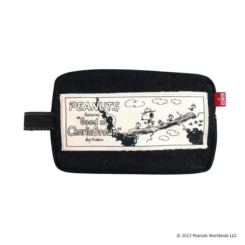 ＥＤＷＩＮ　スヌーピー　ビーグル・スカウト　スクエアポーチ