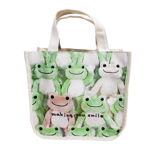 ピクルス ぬいフォト雑貨 マチ付きミニトート