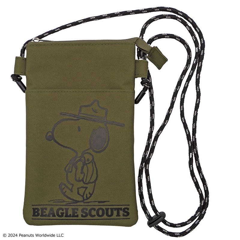 スヌーピー ファスナーサコッシュ ビーグル・スカウト