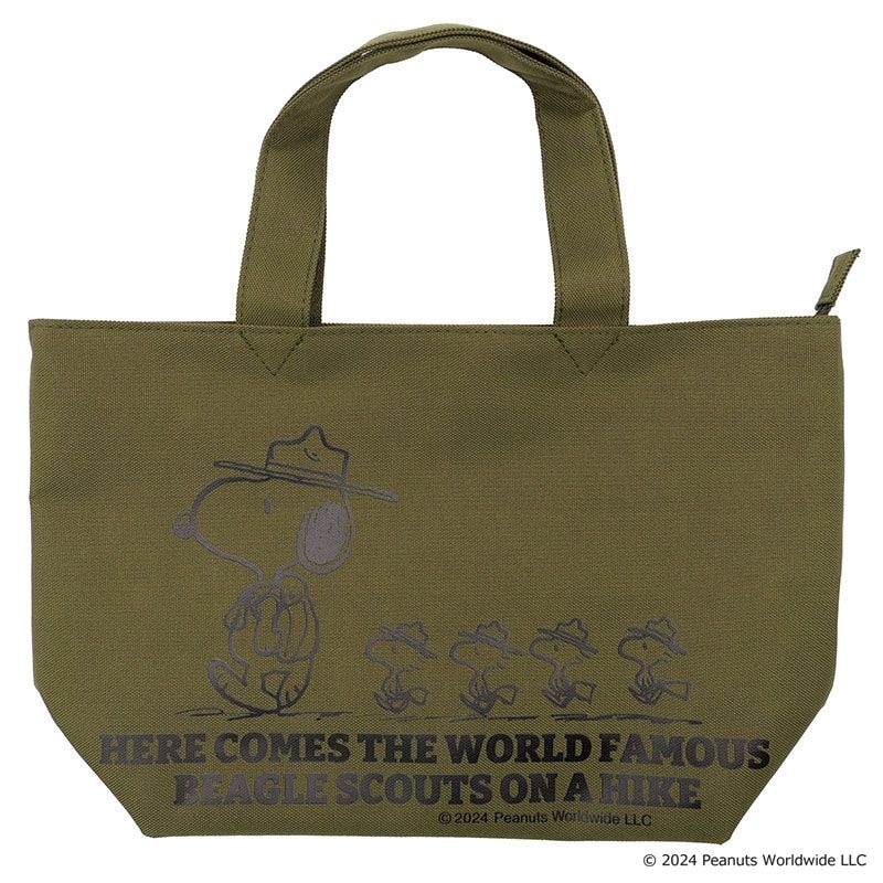 スヌーピー ファスナーミニトート ビーグル・スカウト