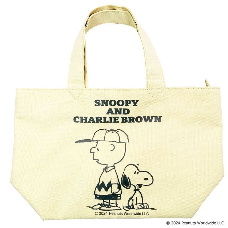 スヌーピー ファスナーミニトート スヌーピー＆チャーリー・ブラウン