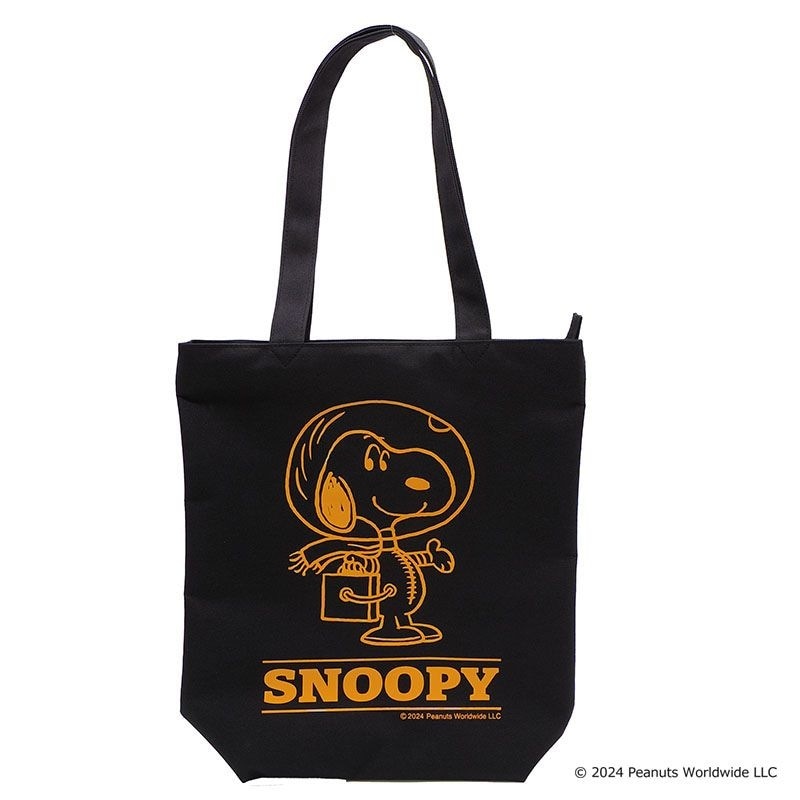スヌーピー ファスナースクエアトート アストロノーツ
