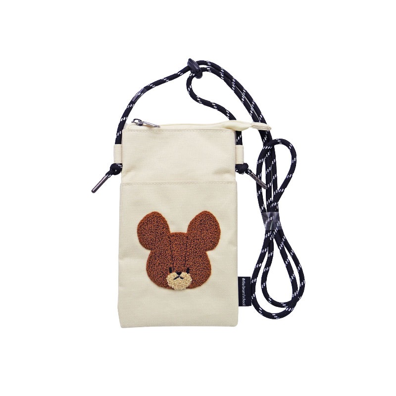 くまのがっこう ファスナーサコッシュ ＷＨ