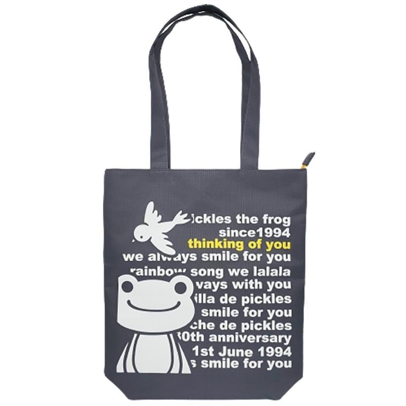 ピクルス ａｌｗａｙｓ ｓｍｉｌｅ ワーディング ファスナートート