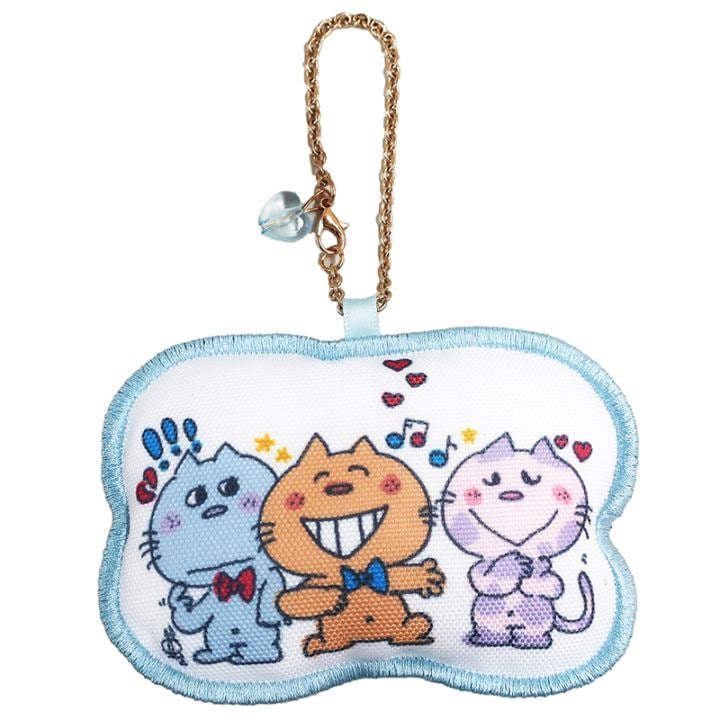 水森亜土 チャームマスコット 3匹のにゃんこ