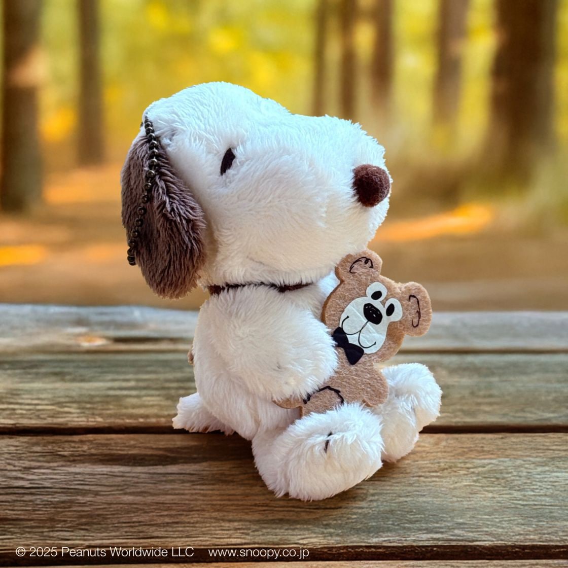 スヌーピー＆ベア マスコット モカ