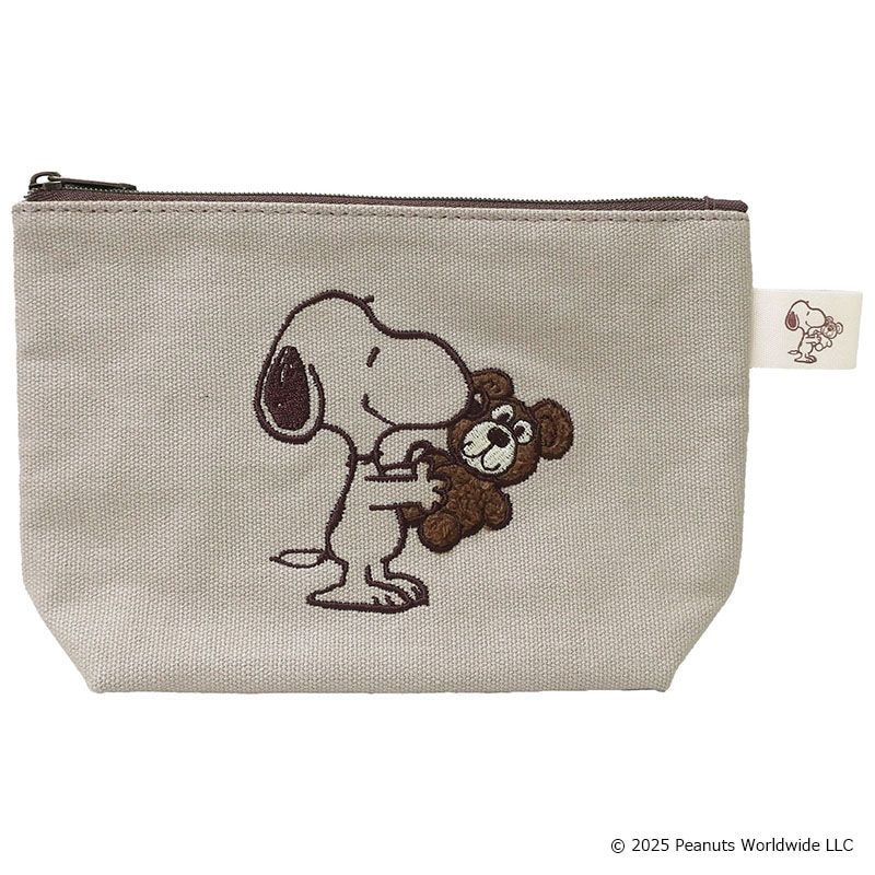 スヌーピー＆ベア 化粧ポーチ BR