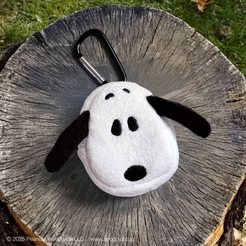 カラビナミニポーチ スヌーピー BK