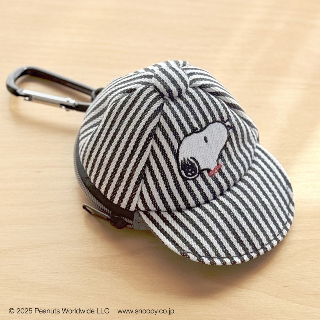 スヌーピー キャップポーチ ヒッコリー