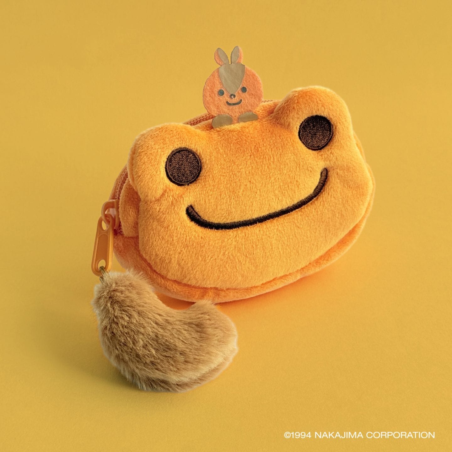 ピクルス with カラビナポーチ アーモンド だいだい