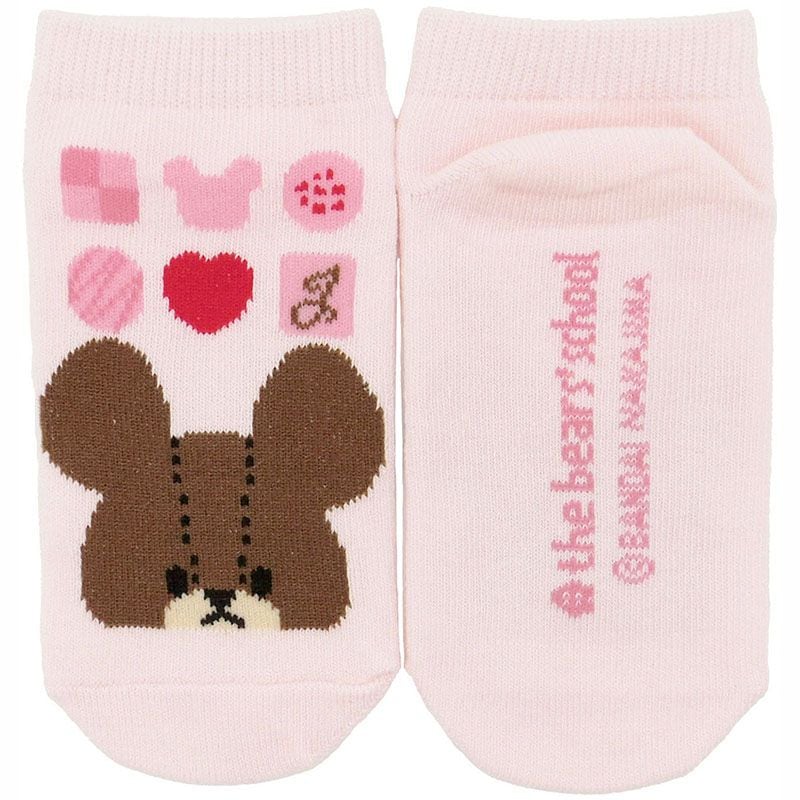 くまのがっこう ジャッキーズチョコレート キッズソックス PK
