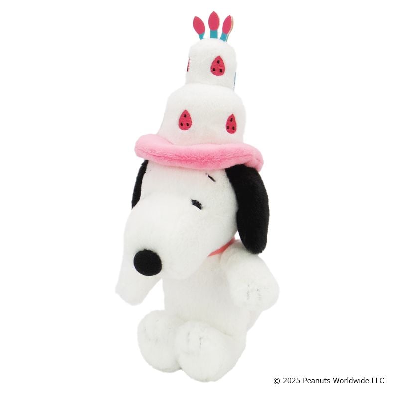 スヌーピー 75th ぬいぐるみエコバッグ ケーキハット
