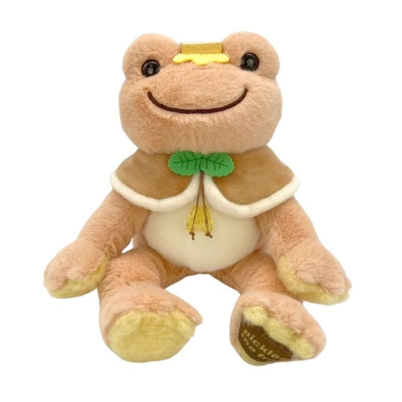 【かえるのピクルス】ぬいぐるみ ビーンドール/ストラップ かえるのピクルス ピクルス ピンクフラッフィ ビーンドール