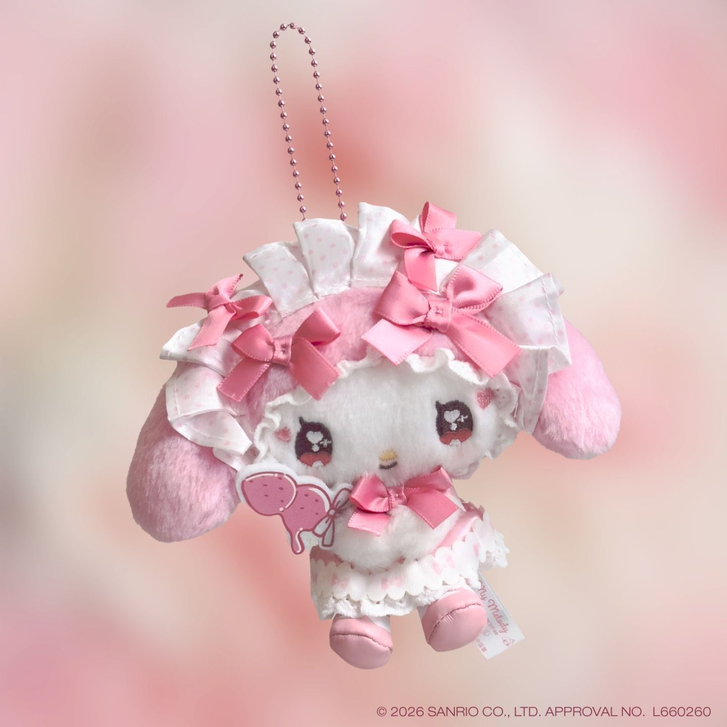 【おひとり様2点まで】どーりーみっくす ぷち マイメロディ マスコット ボンネット