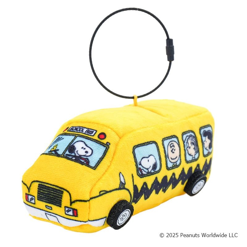スヌーピー スクールバス マスコット