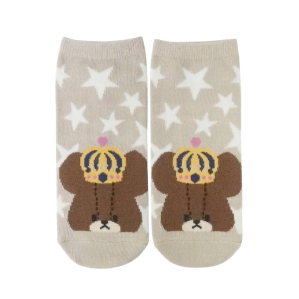 くまのがっこう セレブレーション ソックス 王冠