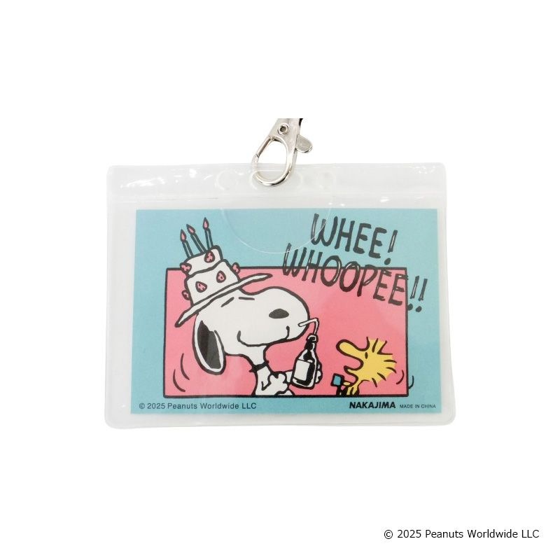 スヌーピー 75th 幅広ネックストラップ