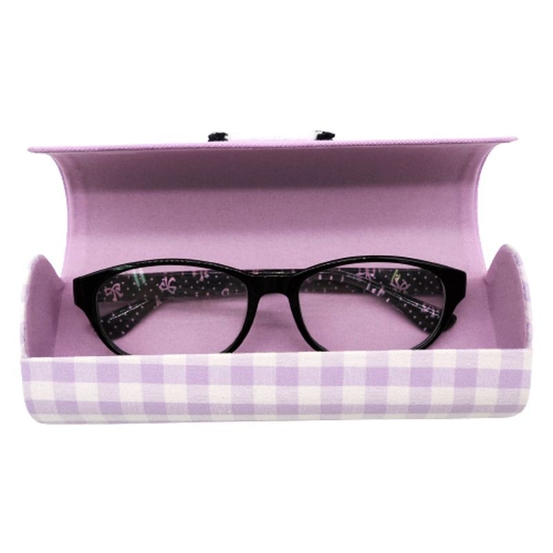 ギンガム サガラ メガネケース クロミ