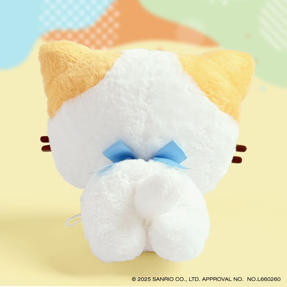 マシュマロみたいなふわふわにゃんこ ハンカチ　当時物 マシュマロみたいなふわふわにゃんこ ハンカチ 当時物