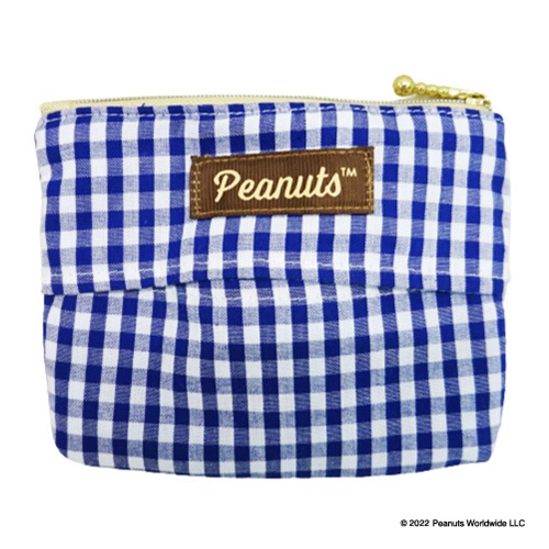 PEANUTS スヌーピー ボアフェイスギンガム ティッシュポーチ