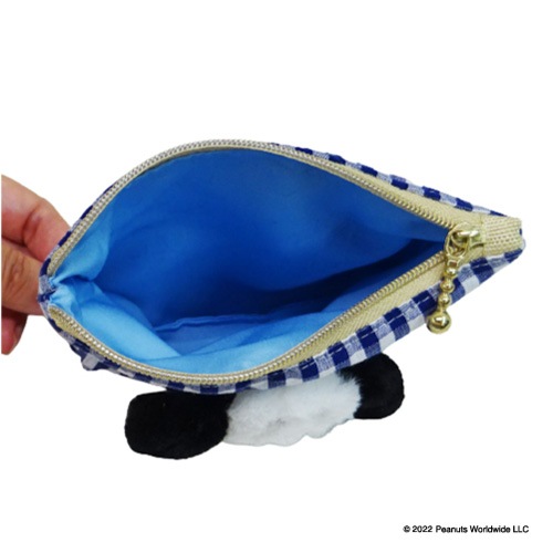 PEANUTS スヌーピー ボアフェイスギンガム ティッシュポーチ