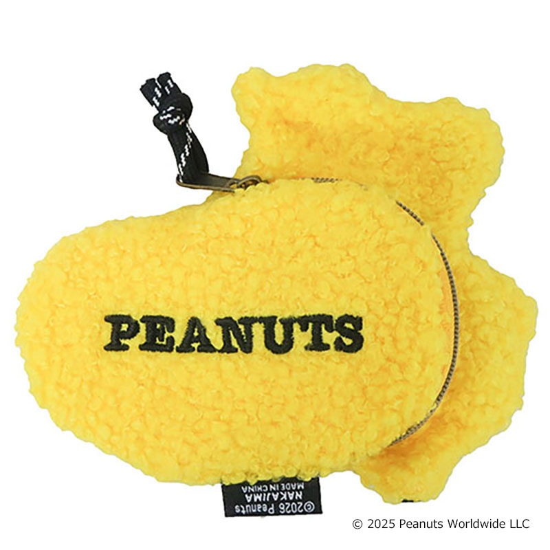 スヌーピー ダイカットフェイスポーチ ウッドストック