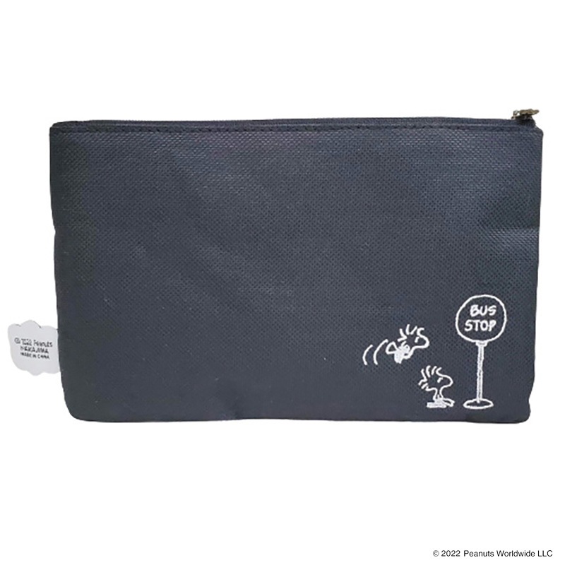 【新春セール20％OFF】PEANUTS スヌーピー スクールバス フラットポーチ【1月20日10時～2月20日16時まで】