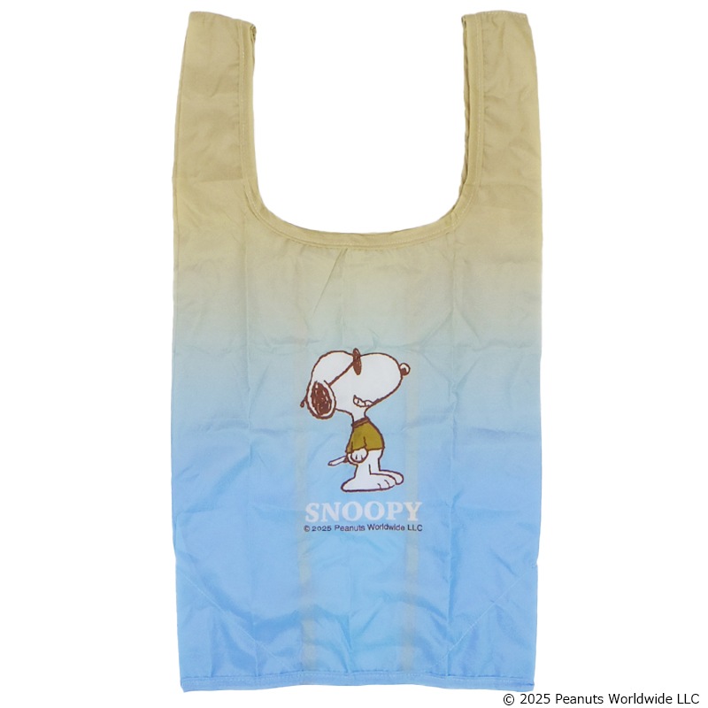 スヌーピー グラデジョー・クール ぬいぐるみエコバッグ [N10]