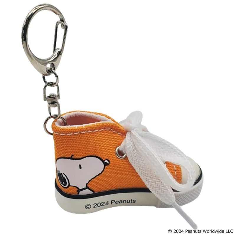 スヌーピー 推し色スニーカーキーリング ＯＲ