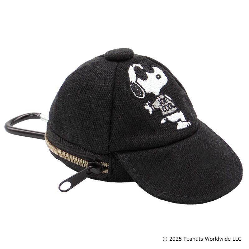 スヌーピー キャップポーチ BK