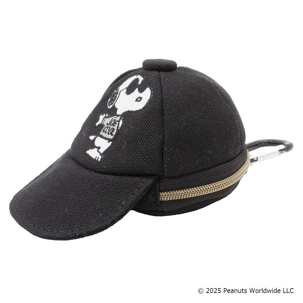 スヌーピー キャップポーチ BK