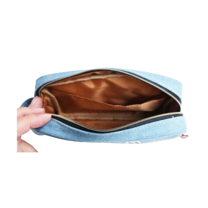 EDWIN×ピクルス クレヨンタッチ スクエアポーチ